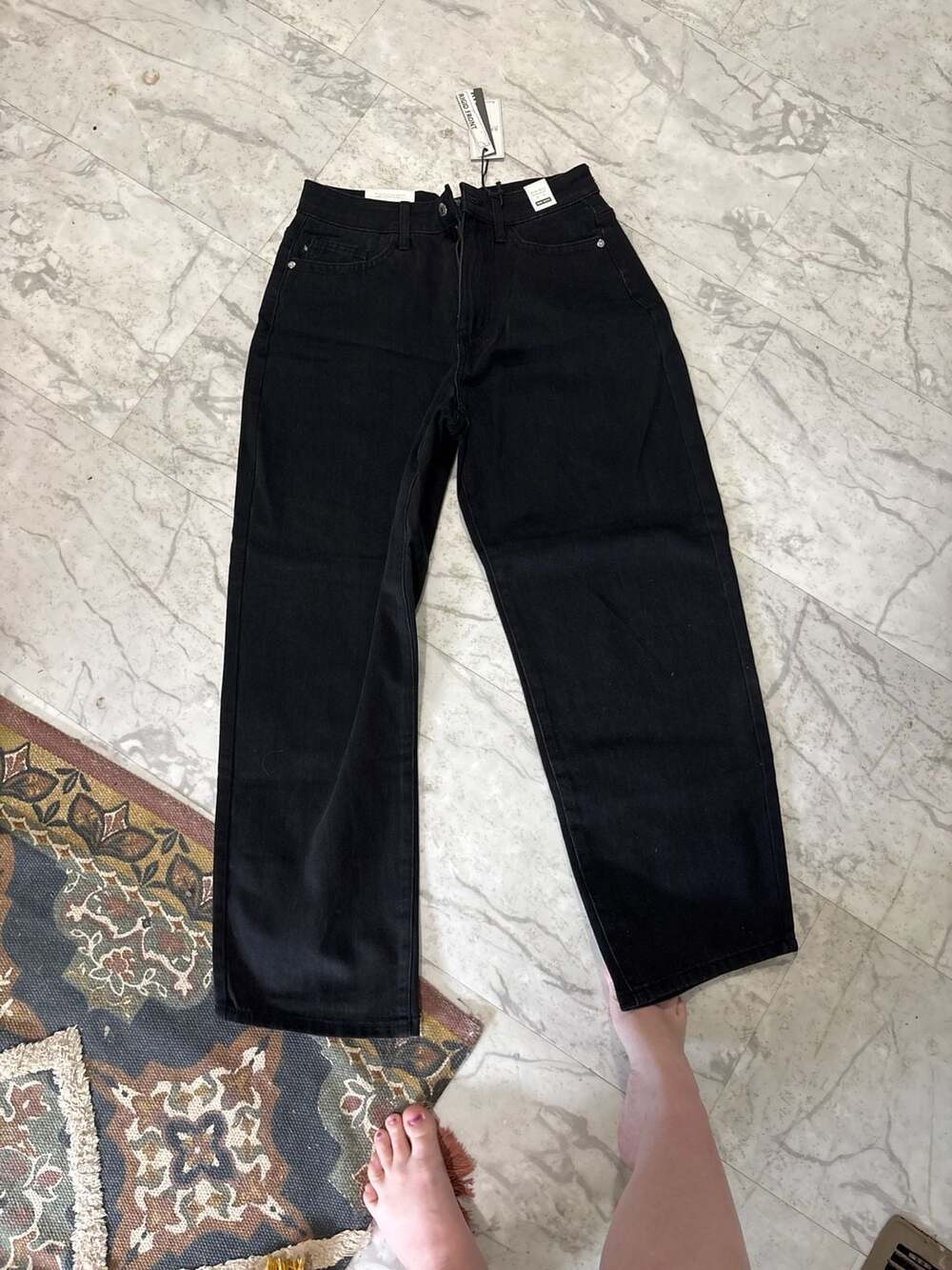 Judy Blue High Waist Marlow Rigid Magic Black Jeans Size 7/28